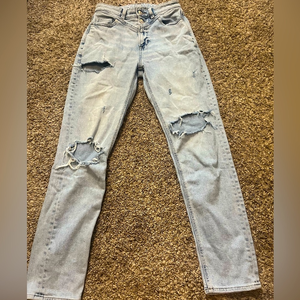 AE mom jeans